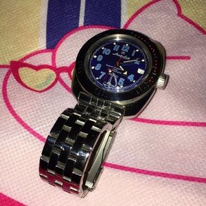 Vostok Amphibian Diver Automatic Wrist Watch 7.5” EUC